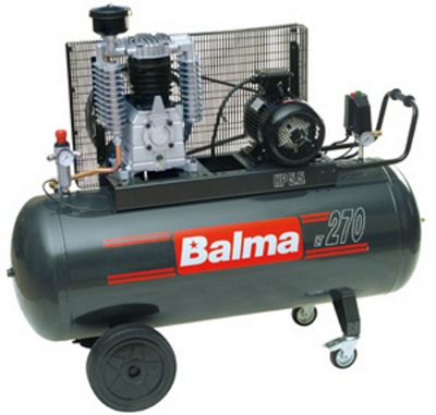 Двустъпален бутален компресор BALMA NS39/270 CT5,5, 4 kW, 270 l, 11 bar / 4116019383 Двустъпален бутален компресор BALMA NS39/270 CT5,5, 4 kW, 270 l, 11 bar / 4116019383